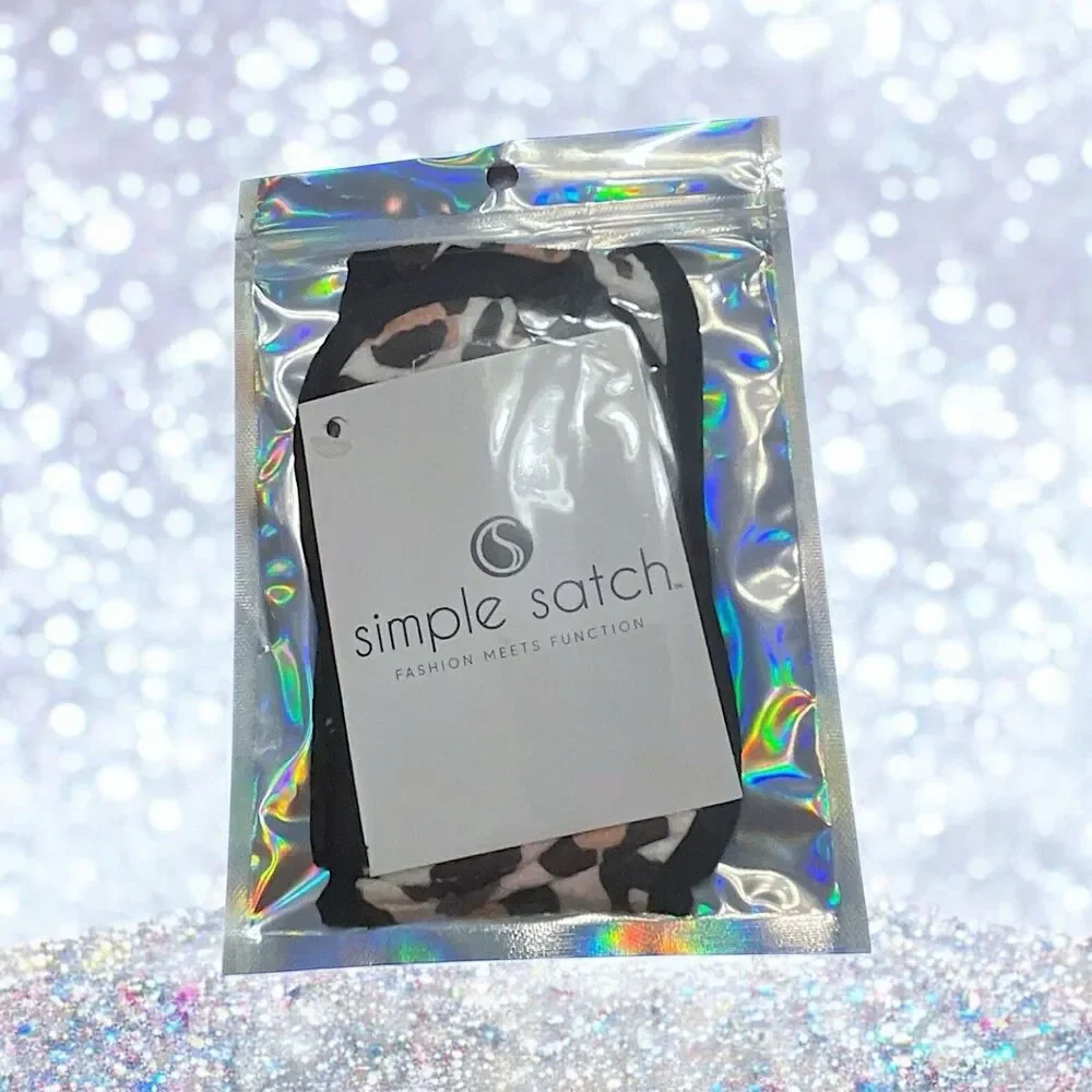 SIMPLE SATCH Spa Headband In Leopard Brand New In Package